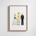 Custom Marriage Saint Painting