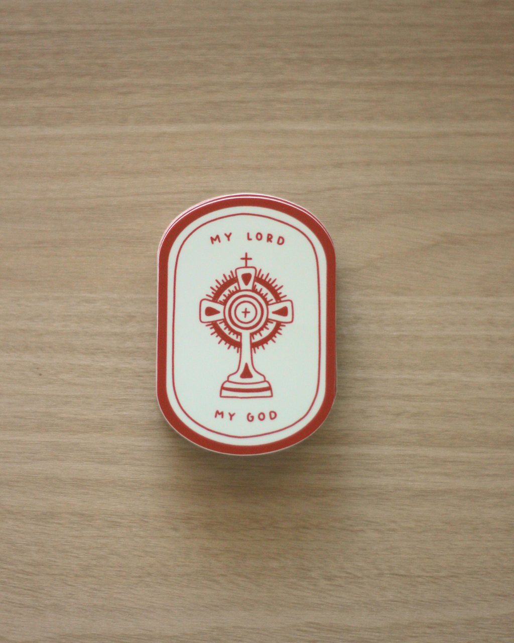 My Lord and My God Sticker