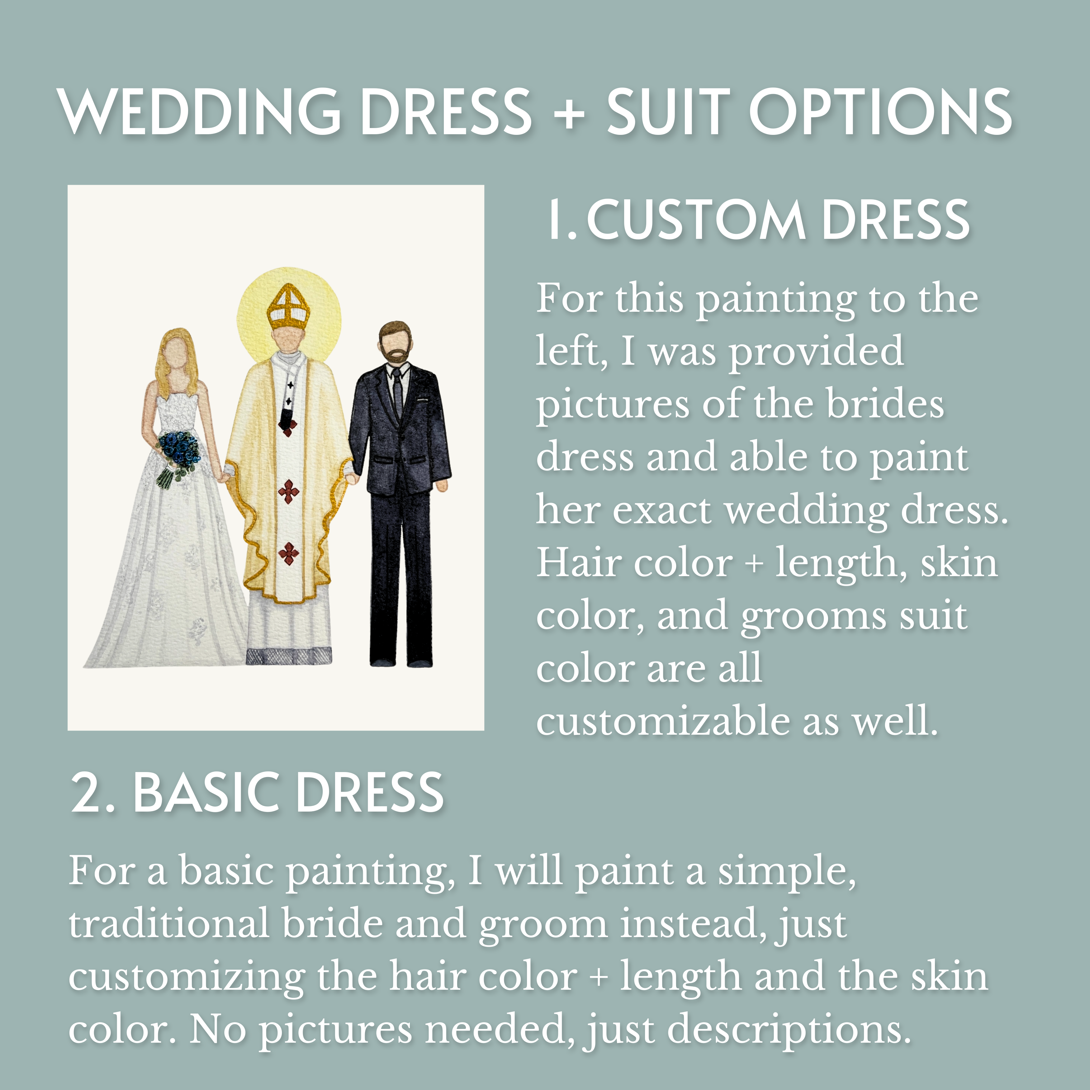 Custom Marriage Saint Painting