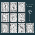 Communion Of Saints | 10 Catholic Coloring Pages DIGITAL DOWNLOAD