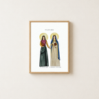Custom Saint Painting | 1-4 Saints