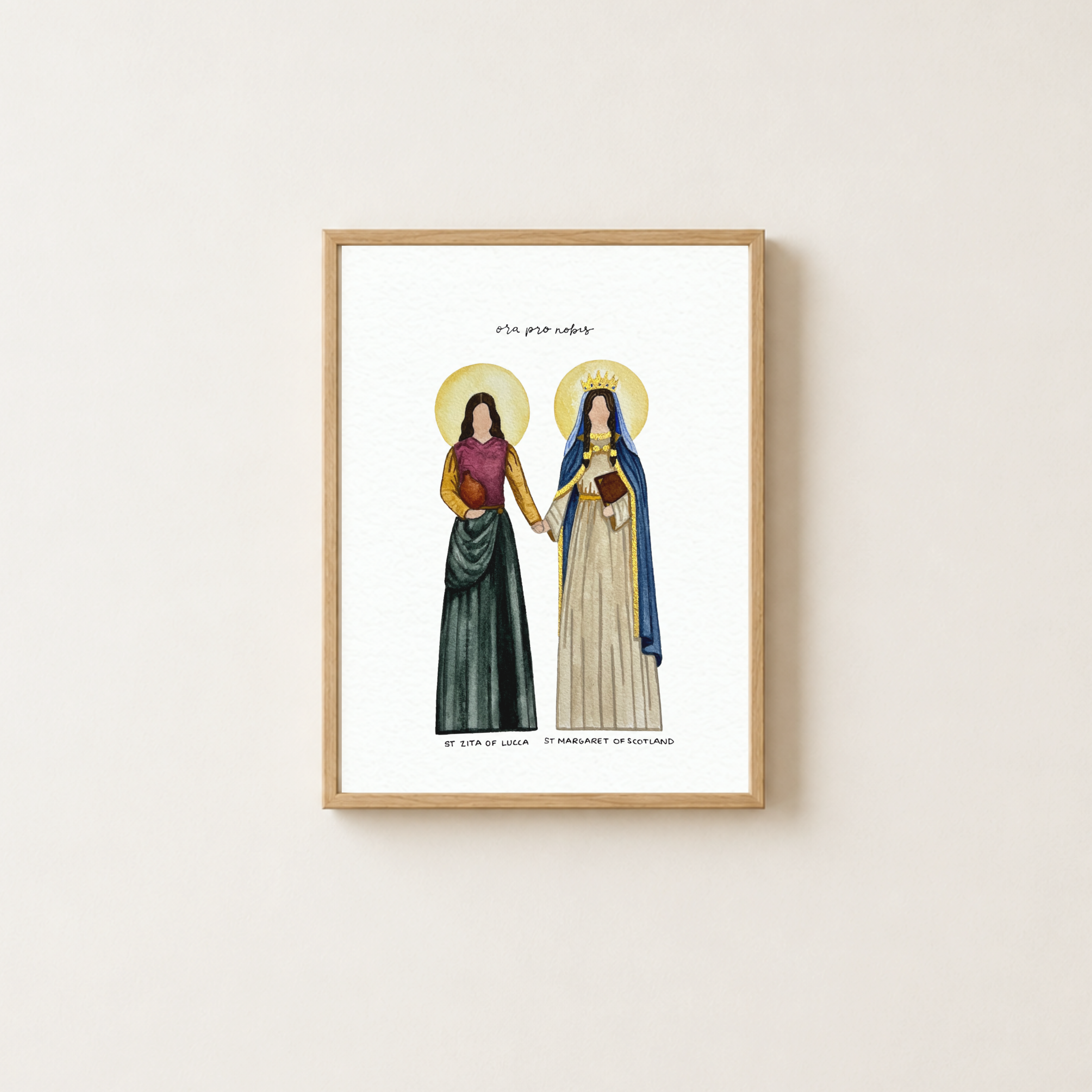 Custom Saint Painting | 1-4 Saints