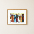 Custom Saint Painting | 5-12 Saints