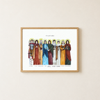 Custom Saint Painting | 5-12 Saints