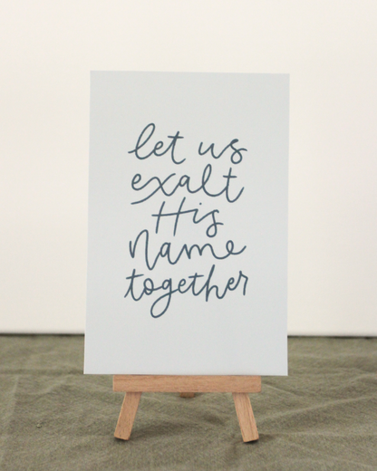 Exalt Print