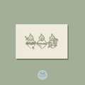 Simple Hearts of the Holy Family Print
