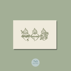 Simple Hearts of the Holy Family Print