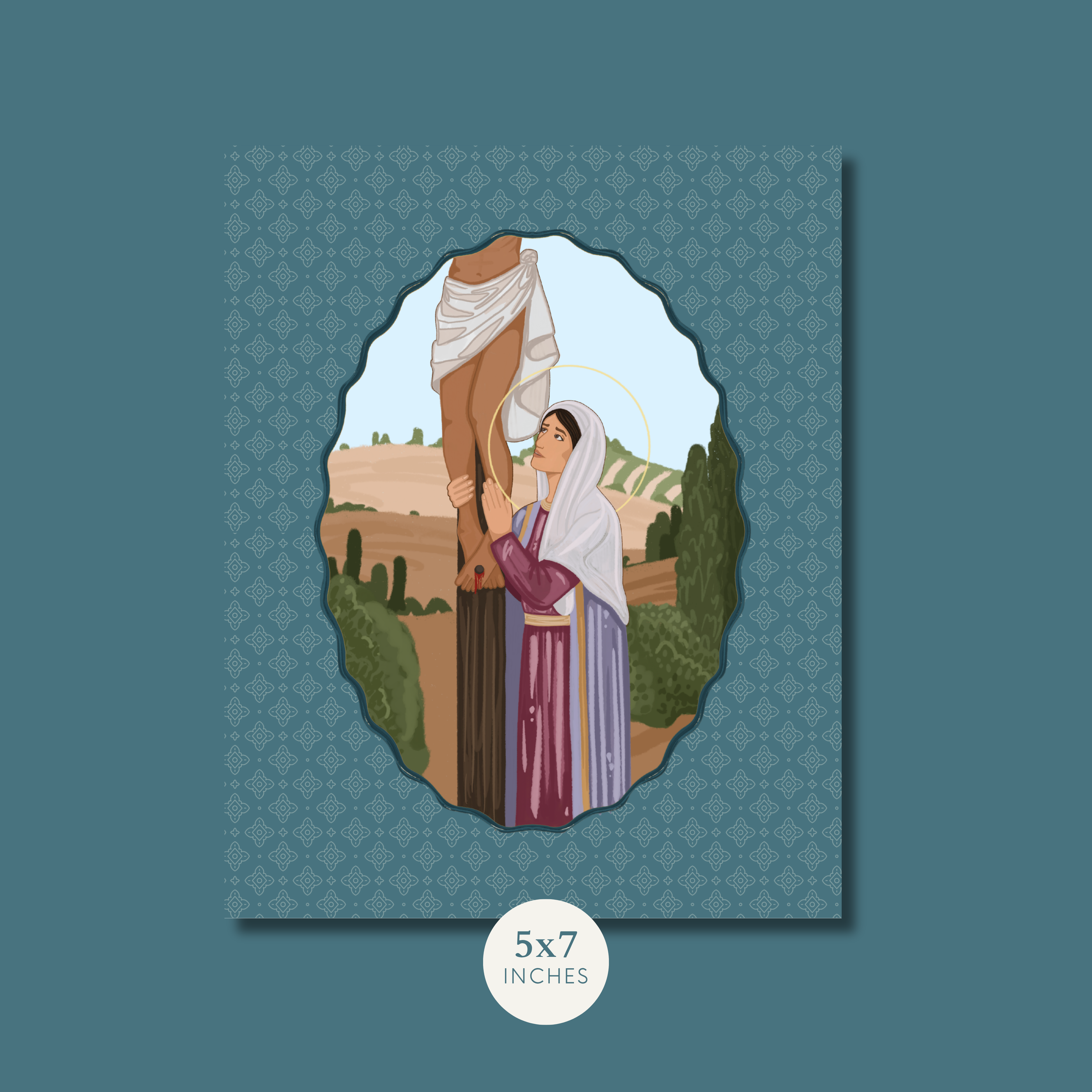 Mary at the Crucifixion Print