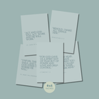 Blue Quote Prints