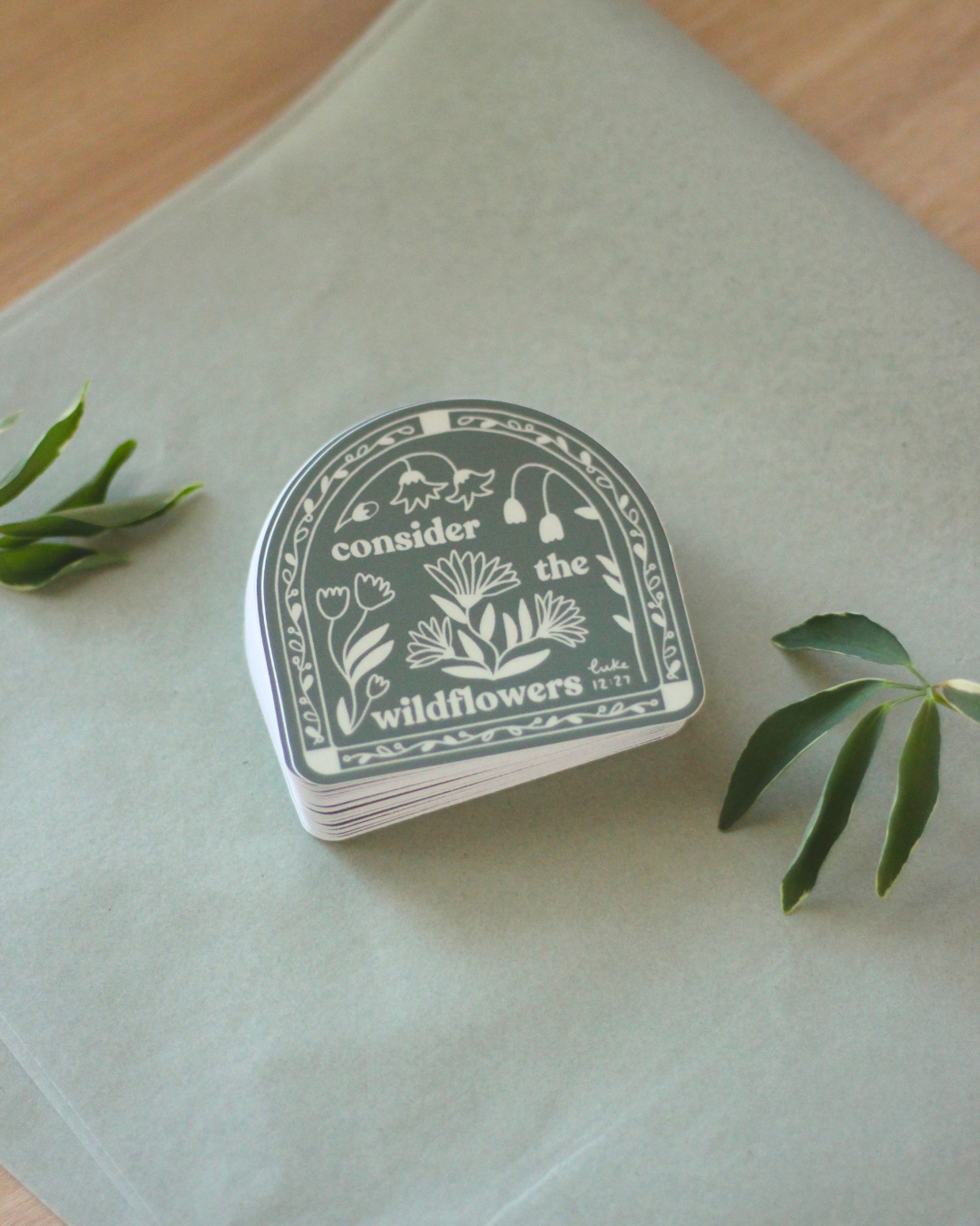 Consider the Wildflowers Sticker