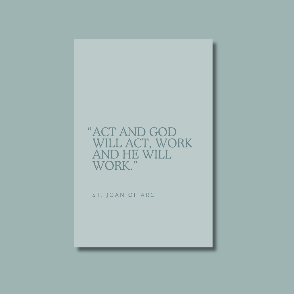Blue Quote Prints