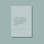 Blue Quote Prints