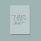 Blue Quote Prints
