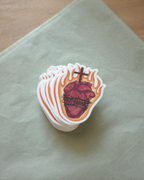 Anatomical Sacred Heart Sticker