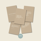 Beige Quote Prints