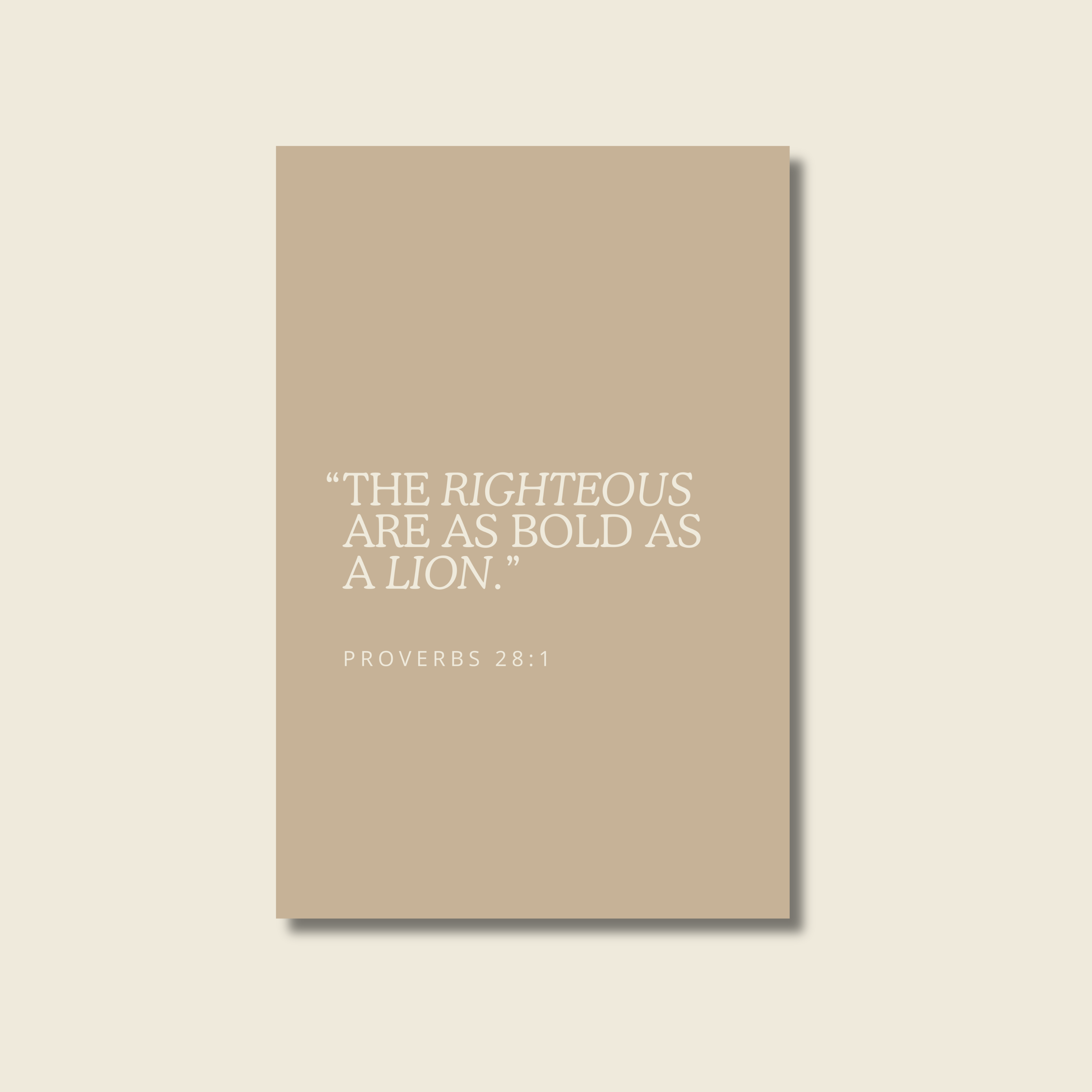 Beige Quote Prints