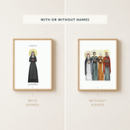 Custom Saint Painting | 1-4 Saints
