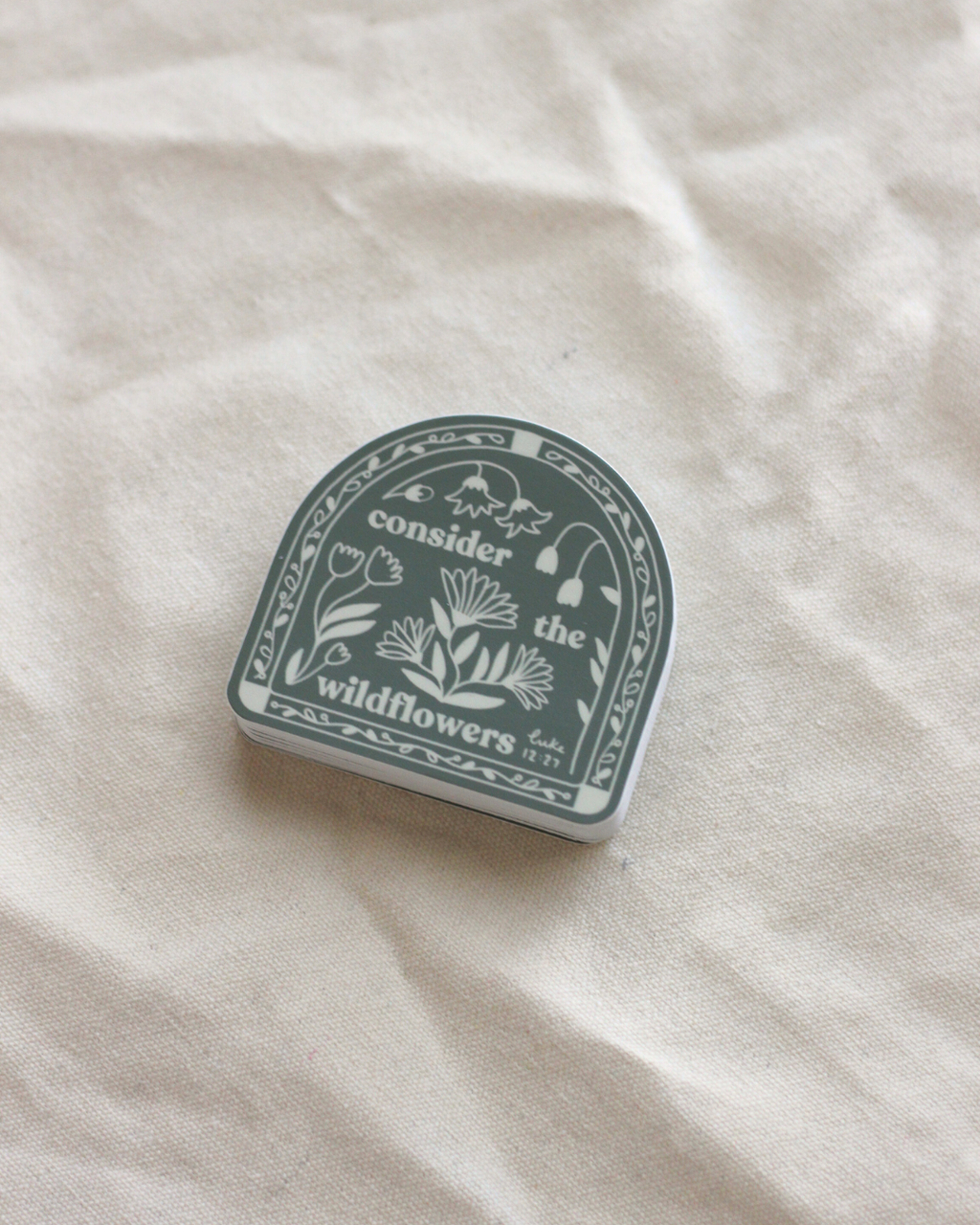 Consider the Wildflowers Sticker