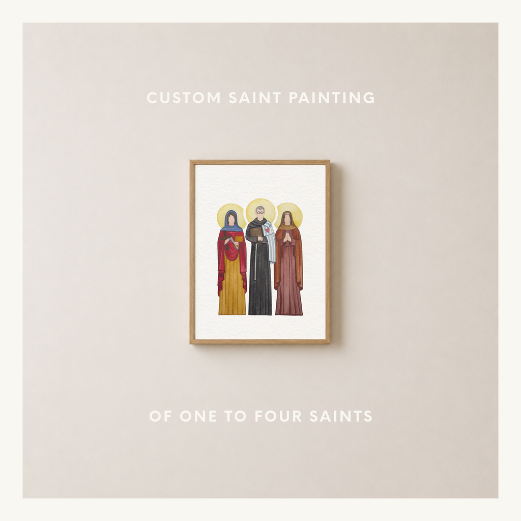 Custom Saint Painting | 1-4 Saints