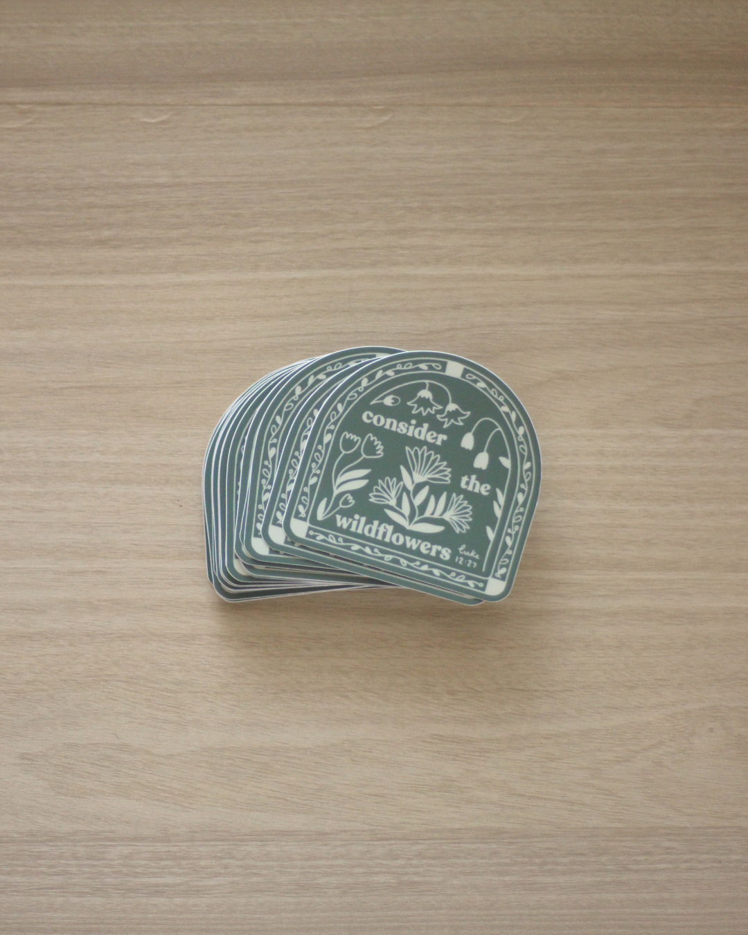 Consider the Wildflowers Sticker