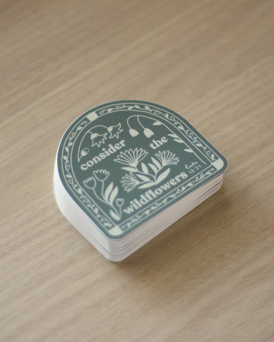 Consider the Wildflowers Sticker