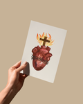 Anatomical Sacred Heart of Jesus Print