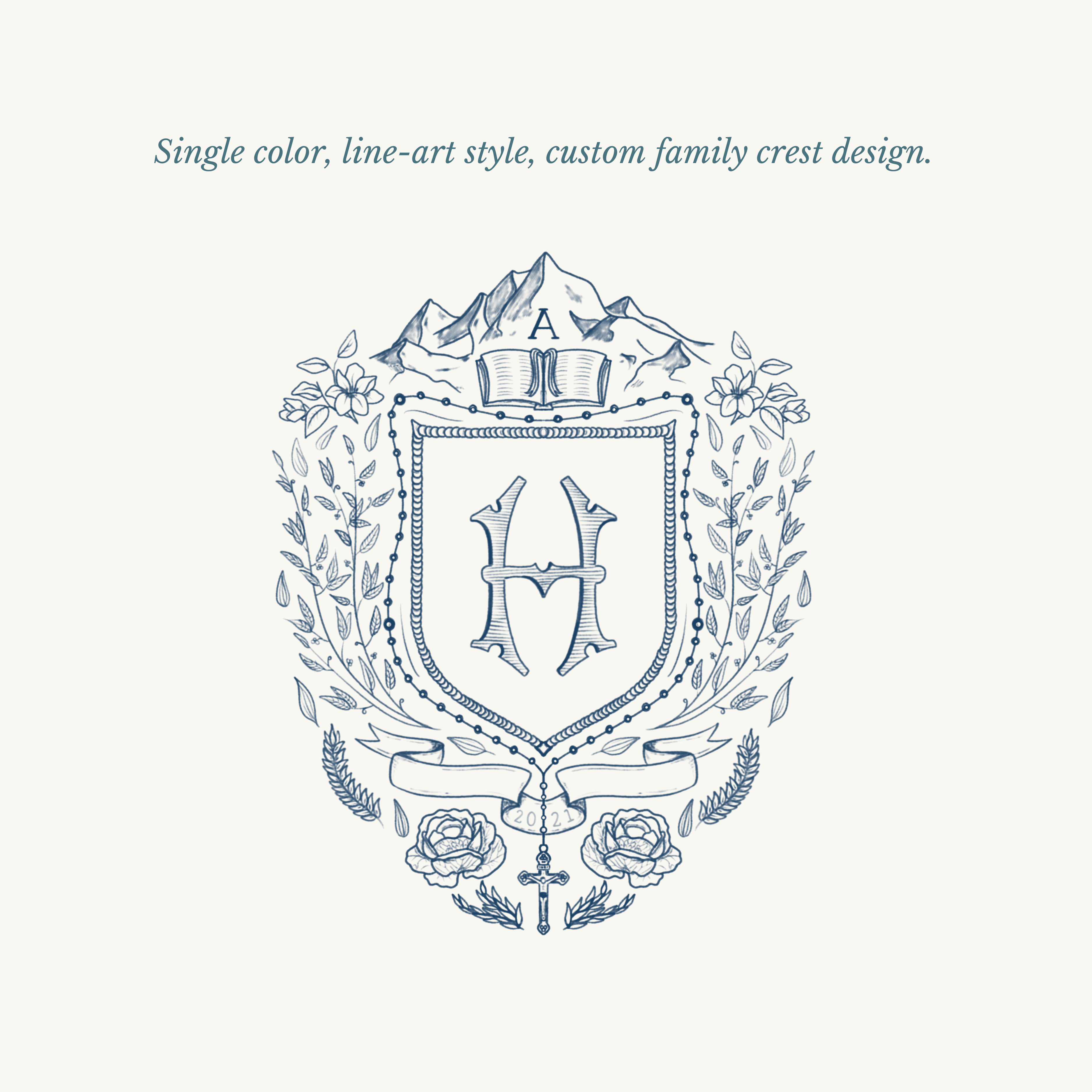Custom Family Crest Design
