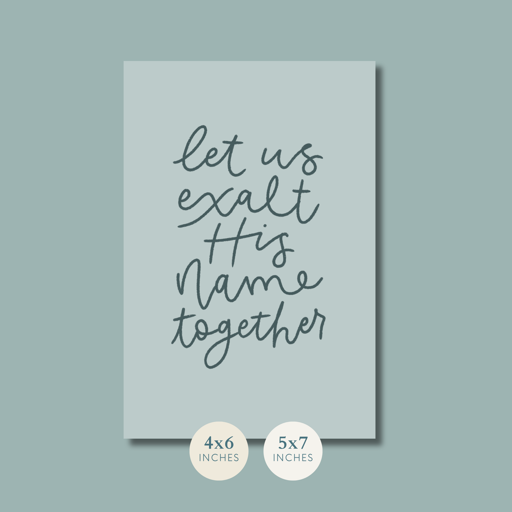 Exalt Print