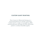 Custom Saint Painting | 1-4 Saints