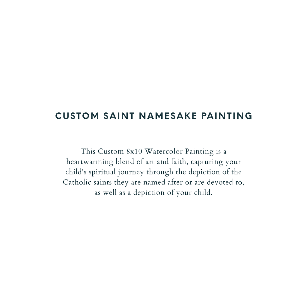 Custom Saint Namesake Painting