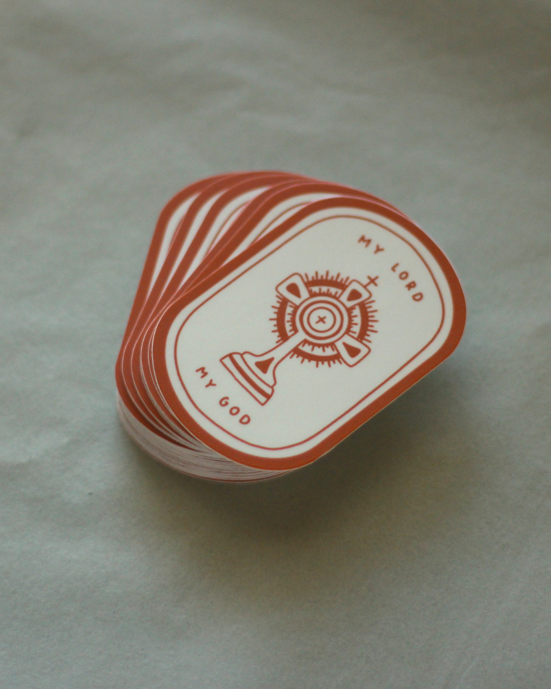 My Lord and My God Sticker