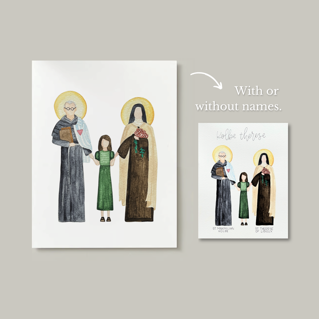 Custom Saint Namesake Painting