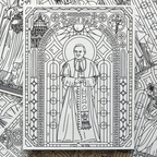 Communion Of Saints | 10 Catholic Coloring Pages DIGITAL DOWNLOAD