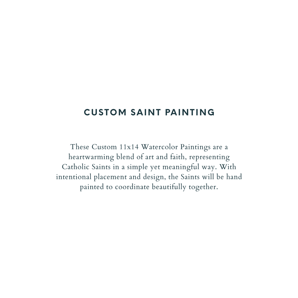 Custom Saint Painting | 5-12 Saints
