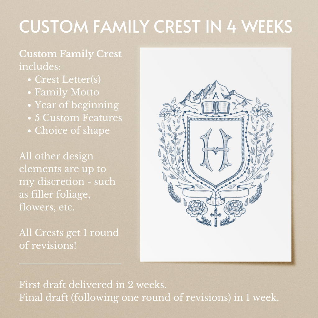 Custom Family Crest Design