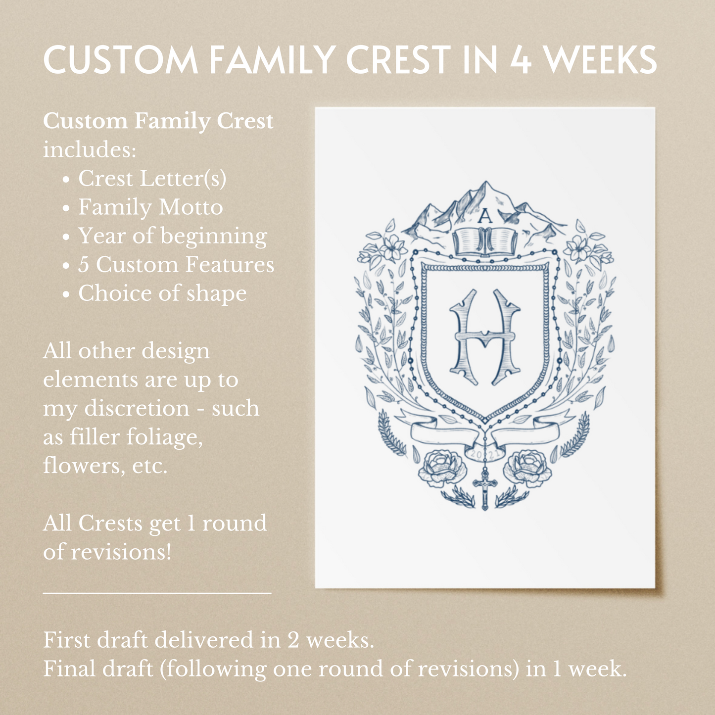 Custom Family Crest Design