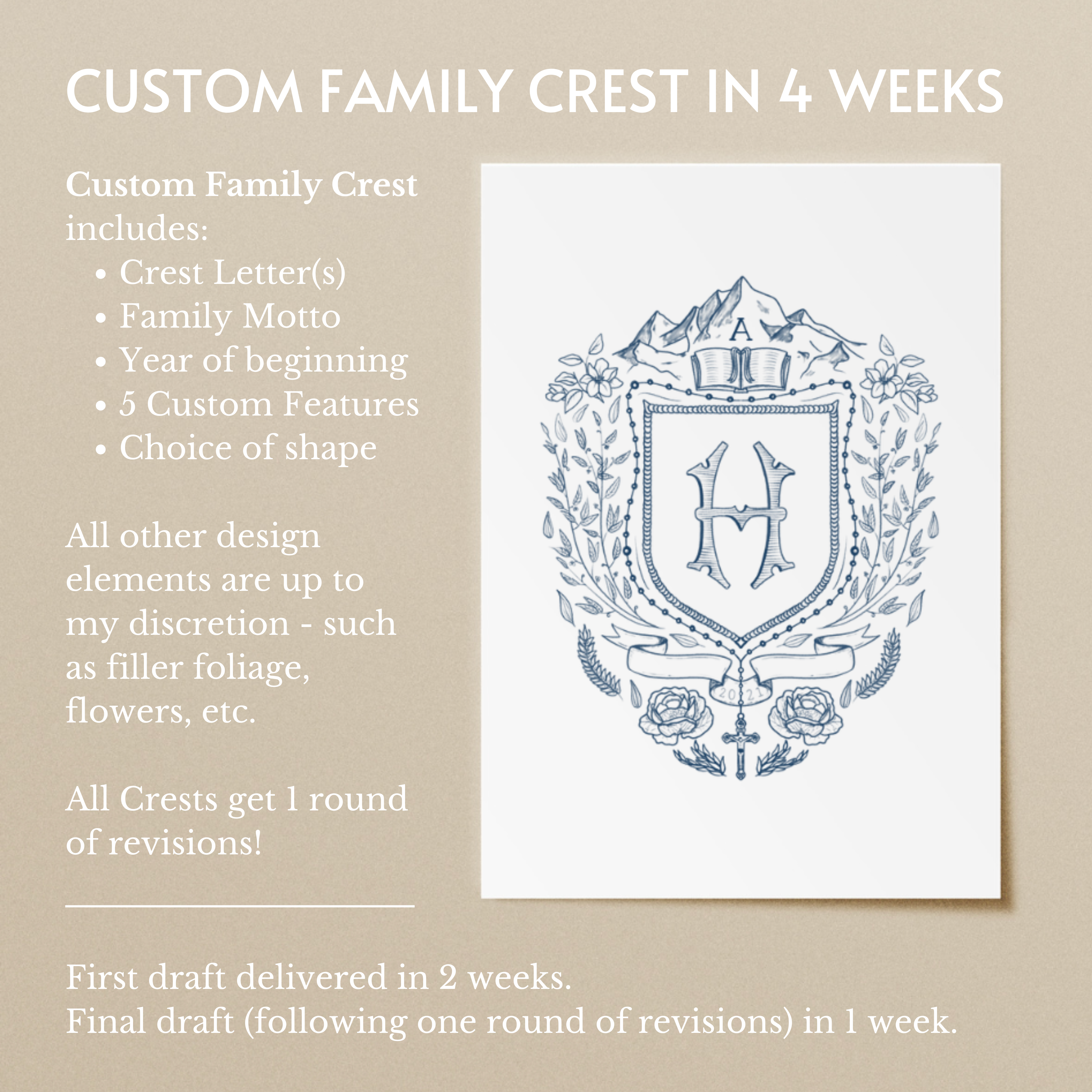 Custom Family Crest Design