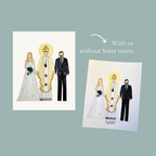 Custom Marriage Saint Painting