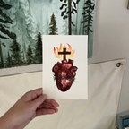 Anatomical Sacred Heart of Jesus Print