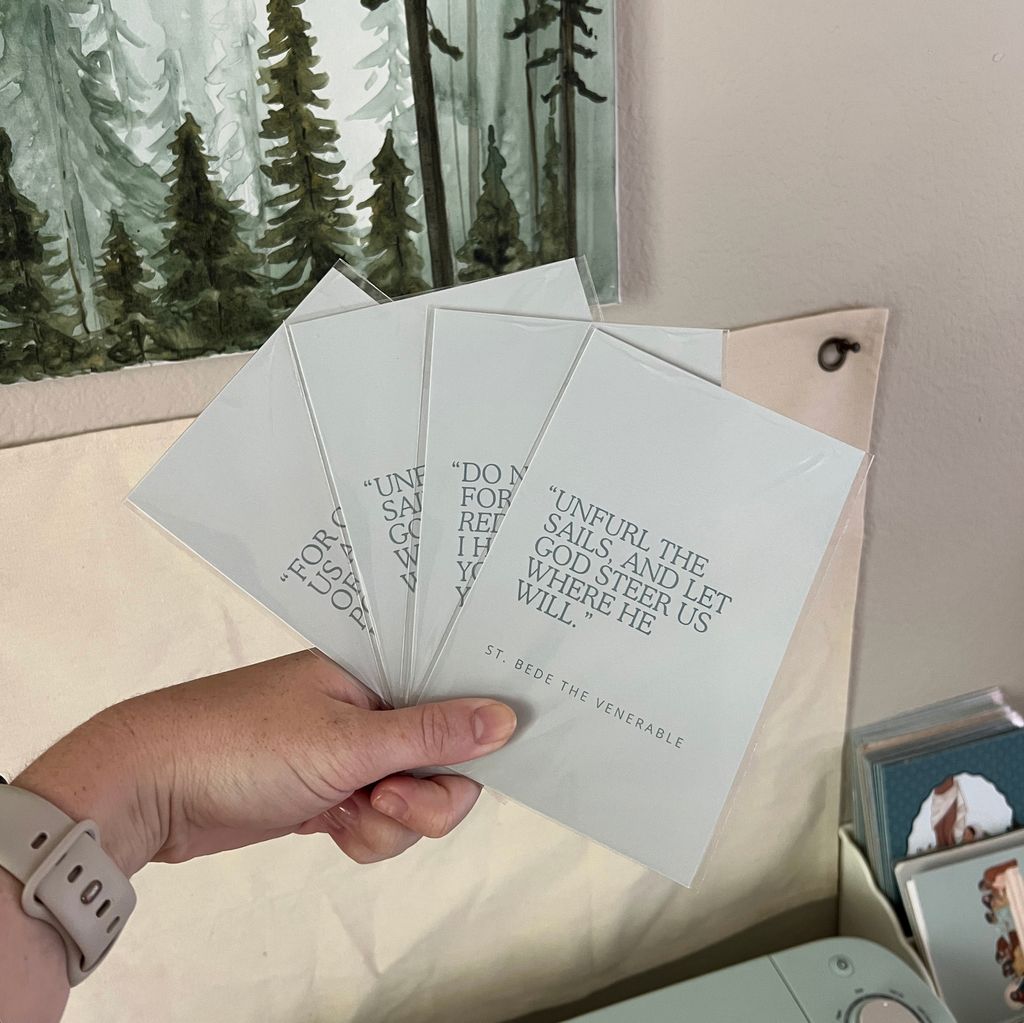 Blue Quote Prints