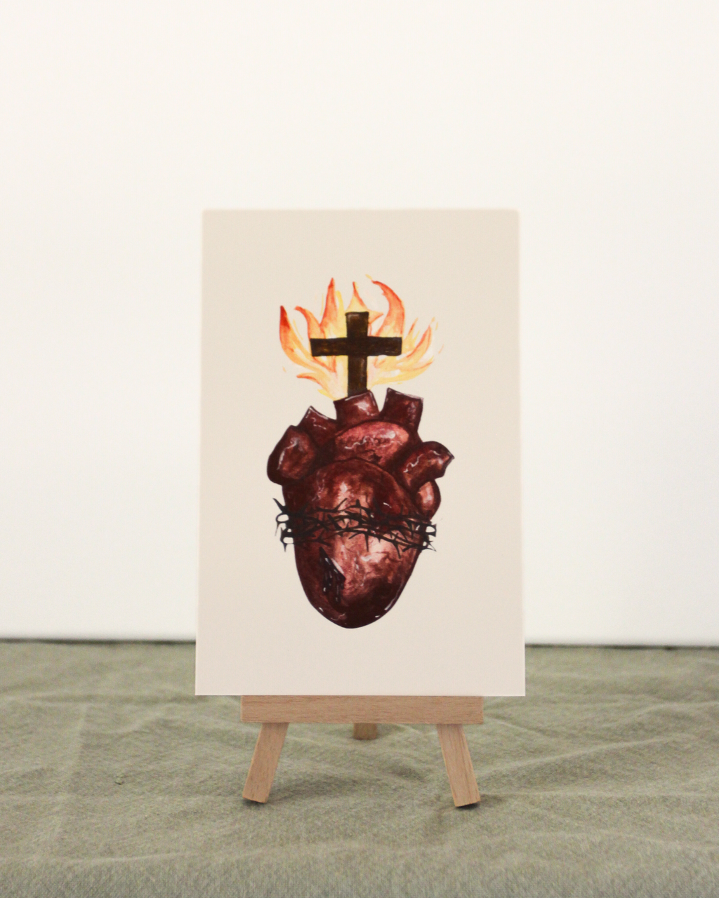 Anatomical Sacred Heart of Jesus Print