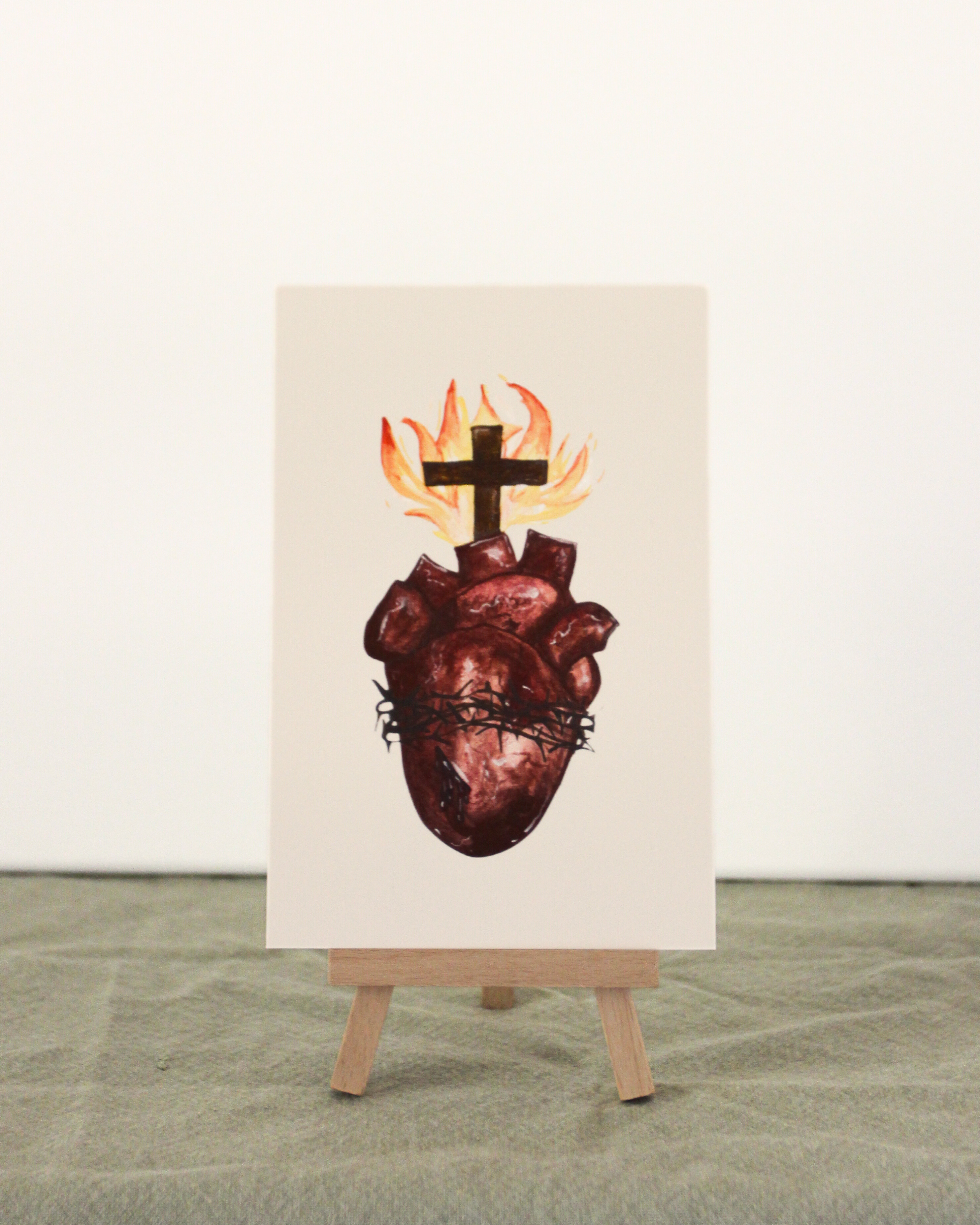 Anatomical Sacred Heart of Jesus Print