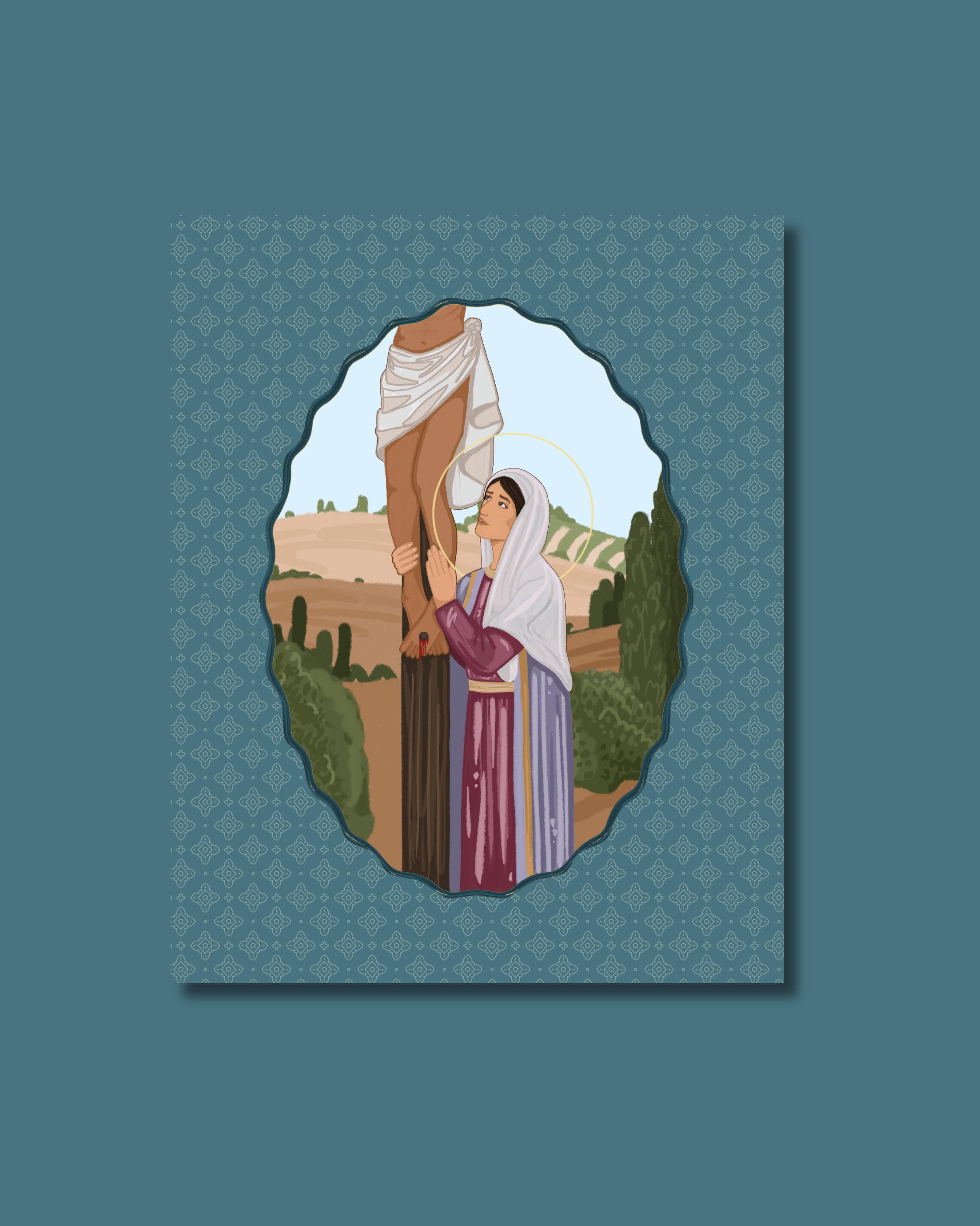 Mary at the Crucifixion Print
